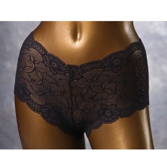 Transform See-Thru Bra & Panty Set Crossdresser Breast Forms Black Small - Picture 3 of 5